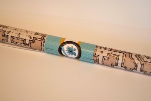 spoonflower_inked_Adventures_wrapping_paper_roll