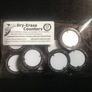 Inked Adventures Dry-Erase Counters in packet